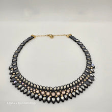 Lade das Bild in den Galerie-Viewer, SWAROVSKI Slake Pulse Collier Halskette Grau Gold 5244212