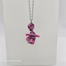 Lade das Bild in den Galerie-Viewer, SWAROVSKI Alice in Wonderland Halskette Grinsekatze, Rosa, Rhodiniert 5682809