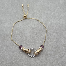 Lade das Bild in den Galerie-Viewer, SWAROVSKI Armband Tarot Magic Hands Größe M Vergoldet 5490914