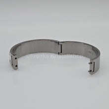 Lade das Bild in den Galerie-Viewer, SWAROVSKI Armreif Baguette Größe M Weiß, Grau, Rhodiniert