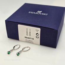 Lade das Bild in den Galerie-Viewer, SWAROVSKI Attract Trilogy Drop-Ohrhänger, Grün, Rhodiniert 5646718