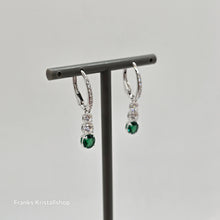 Lade das Bild in den Galerie-Viewer, SWAROVSKI Attract Trilogy Drop-Ohrhänger, Grün, Rhodiniert 5646718