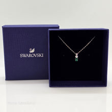 Lade das Bild in den Galerie-Viewer, SWAROVSKI Attract Trilogy Halskette, Grün, Rhodiniert 5646717