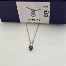 Lade das Bild in den Galerie-Viewer, SWAROVSKI Attract Trilogy Halskette, Grün, Rhodiniert 5646717