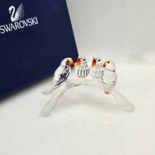 Lade das Bild in den Galerie-Viewer, SWAROVSKI Baby Lovbirds Papageien 199123