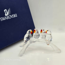 Lade das Bild in den Galerie-Viewer, SWAROVSKI Baby Lovbirds Papageien 199123