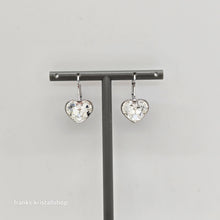 Lade das Bild in den Galerie-Viewer, Swarovski Bella Herz Ohrringe Klar, Rhodiniert 5687414