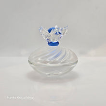Lade das Bild in den Galerie-Viewer, SWAROVSKI Blaue Blüten Schmuckdose 207886