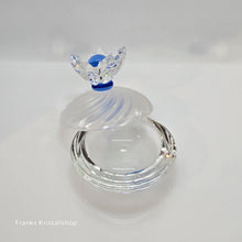 Lade das Bild in den Galerie-Viewer, SWAROVSKI Blaue Blüten Schmuckdose 207886