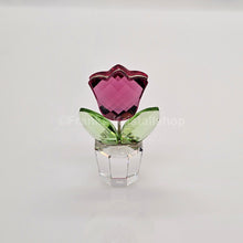 Lade das Bild in den Galerie-Viewer, SWAROVSKI Blumenträume Blumentopf Tulpe Rosa Pink im Blumentopf 657111 oU