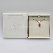 Lade das Bild in den Galerie-Viewer, SWAROVSKI Stilla Herz Halskette Rot, Goldlegierungsschicht 5648750