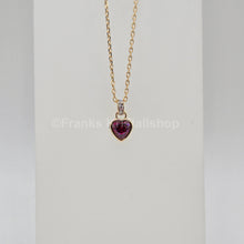 Lade das Bild in den Galerie-Viewer, SWAROVSKI Stilla Herz Halskette Rot, Goldlegierungsschicht 5648750