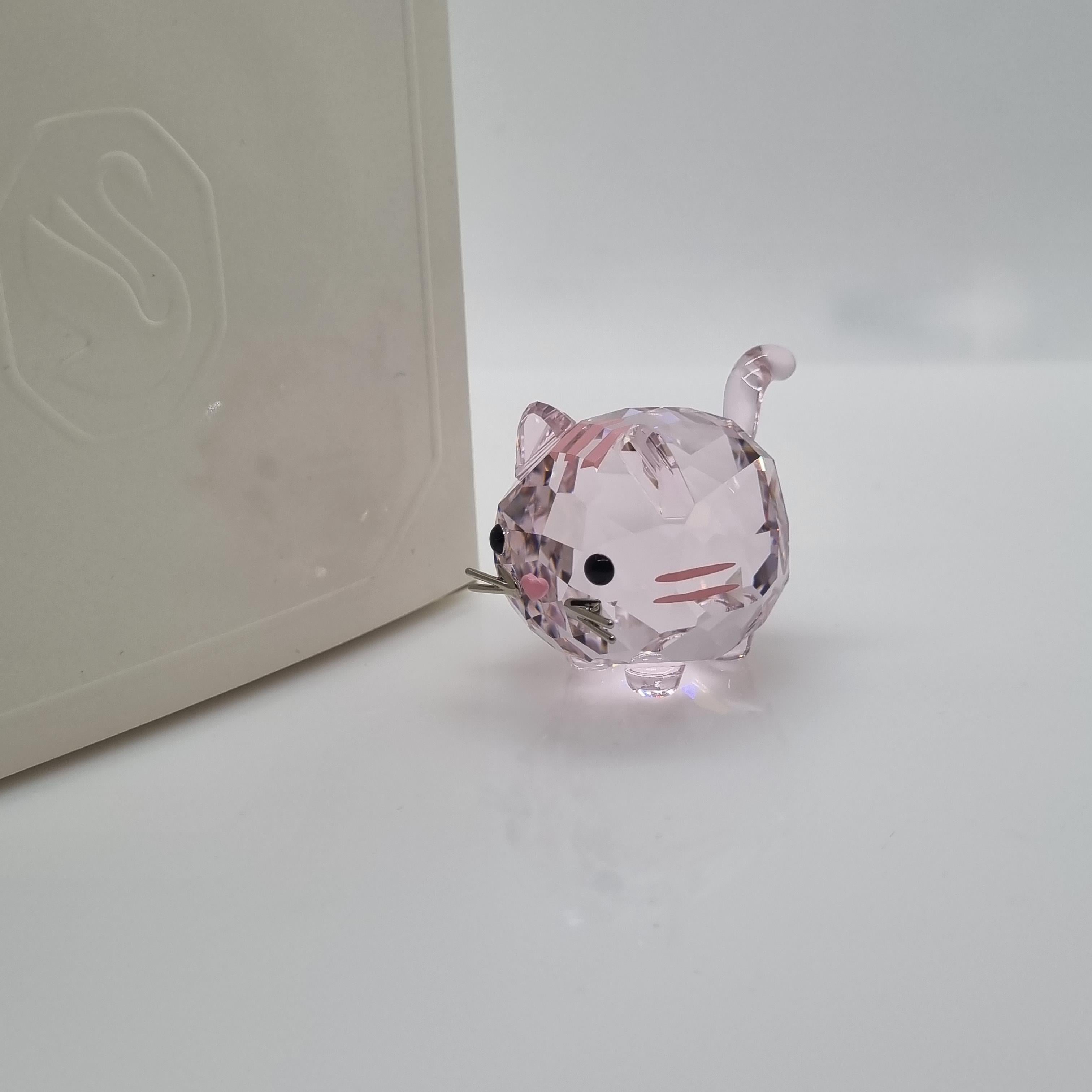 SWAROVSKI Cat Chubby Cats Pink Cat Pink 5658317 – Franks Kristall Shop