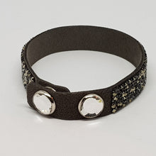 Lade das Bild in den Galerie-Viewer, SWAROVSKI Crystal Rock Armband Taupe Grau