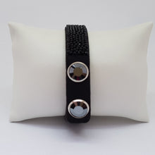 Lade das Bild in den Galerie-Viewer, SWAROVSKI Crystal Rock Armband Schwarz