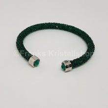 Lade das Bild in den Galerie-Viewer, SWAROVSKI Crystaldust Armreif Größe M Grün 5250690 oU