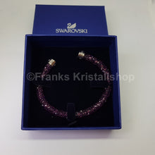 Lade das Bild in den Galerie-Viewer, SWAROVSKI Crystaldust Armreif Herz Violett Lila Größe M 5278499 oU