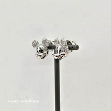 Lade das Bild in den Galerie-Viewer, SWAROVSKI DISNEY100 Mickey Mouse Ohrstecker Weiß, Rhodiniert 5668781