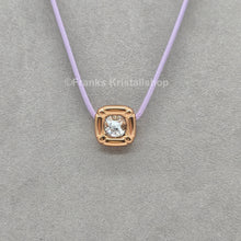 Lade das Bild in den Galerie-Viewer, SWAROVSKI Dulcis Halskette Roséfarben, Kordel Violett 5622377