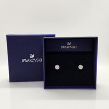 Lade das Bild in den Galerie-Viewer, SWAROVSKI Euphoria Ohrstecker Rund Weiß, Rhodiniert 5073039