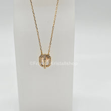 Lade das Bild in den Galerie-Viewer, SWAROVSKI Favor Schmuckset Kette und Ohrringe, Goldlegierung 5226281