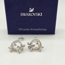 Lade das Bild in den Galerie-Viewer, SWAROVSKI Flower Ohrstecker Weiß, Rhodiniert 5023083 oU