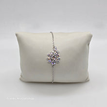 Lade das Bild in den Galerie-Viewer, SWAROVSKI Gema Armband Blume, Weiß, Rhodiniert 5648979