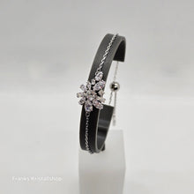Lade das Bild in den Galerie-Viewer, SWAROVSKI Gema Armband Blume, Weiß, Rhodiniert 5644684