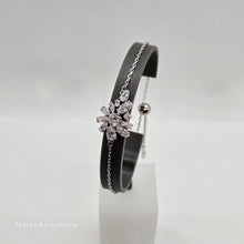 Lade das Bild in den Galerie-Viewer, SWAROVSKI Gema Armband Blume, Weiß, Rhodiniert 5648979