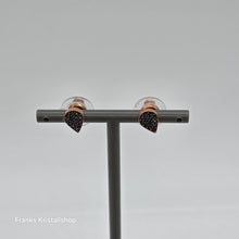 Lade das Bild in den Galerie-Viewer, Swarovski Ginger Ohrstecker Tropfen, Schwarz, Rosevergoldet 5352236 oU
