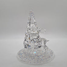 Lade das Bild in den Galerie-Viewer, SWAROVSKI Glasglocke Tannenbaum + Hirsch 5403173