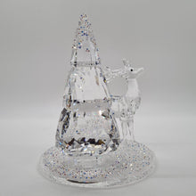 Lade das Bild in den Galerie-Viewer, SWAROVSKI Glasglocke Tannenbaum + Hirsch 5403173