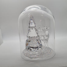 Lade das Bild in den Galerie-Viewer, SWAROVSKI Glasglocke Tannenbaum + Hirsch 5403173