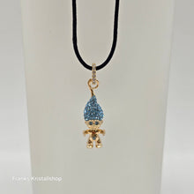 Lade das Bild in den Galerie-Viewer, SWAROVSKI Good Luck Trolls Halskette Troll, Blau, Goldlegierungsschicht 5691942