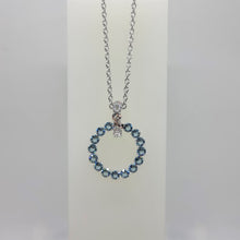 Lade das Bild in den Galerie-Viewer, SWAROVSKI Exalta Kette Blau, Rhodiniert 5643751