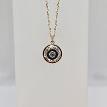 Lade das Bild in den Galerie-Viewer, SWAROVSKI Symbolica Halskette Böser Blick, Klein, Goldlegierungsschicht 5692169