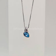 Lade das Bild in den Galerie-Viewer, SWAROVSKI Halskette Türkis Rhodiniert 5636444