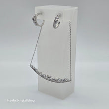 Lade das Bild in den Galerie-Viewer, SWAROVSKI Henrietta Schmuckset, Halskette + Ohrstecker, Rhodiniert 5297294