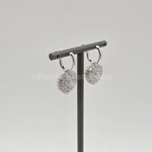 Lade das Bild in den Galerie-Viewer, SWAROVSKI Herz Ohrringe Hyperbola Drop-Ohrhänger, Weiß, Rhodiniert 5684384