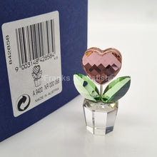 Lade das Bild in den Galerie-Viewer, SWAROVSKI Blumenträume Herzblume Rosa im Blumentopf 842858
