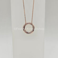 Lade das Bild in den Galerie-Viewer, SWAROVSKI Hilt Halskette, Runder Anhänger, Roségold-Legierungsschicht 5528930