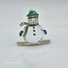 Lade das Bild in den Galerie-Viewer, SWAROVSKI Holiday Cheers Dulcis Schneemann Grün 5687168