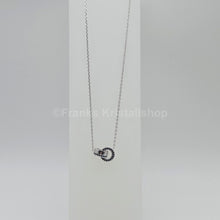 Lade das Bild in den Galerie-Viewer, SWAROVSKI Hollow Halskette Dextera Blau, Rhodiniert 5663504