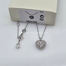 Lade das Bild in den Galerie-Viewer, SWAROVSKI Idyllia Herz Halskette Weiß, Rhodiniert 5684386