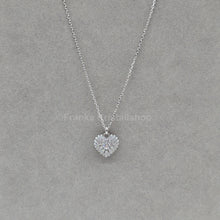 Lade das Bild in den Galerie-Viewer, SWAROVSKI Idyllia Herz Halskette Weiß, Rhodiniert 5684386