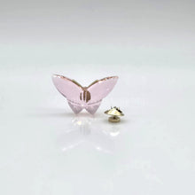 Lade das Bild in den Galerie-Viewer, SWAROVSKI Jungle Beats Schmetterling Magnet Brosche Pink Groß 5572154