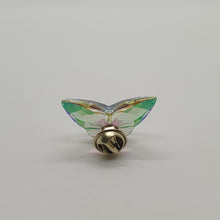 Lade das Bild in den Galerie-Viewer, SWAROVSKI Jungle Beats Schmetterling Magnet Brosche Violett Klein 5572153