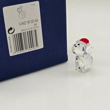 Lade das Bild in den Galerie-Viewer, SWAROVSKI Katze mit Nikolausmütze 5060448