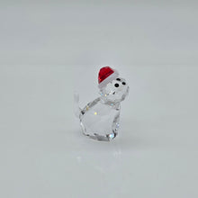 Lade das Bild in den Galerie-Viewer, SWAROVSKI Katze mit Nikolausmütze 5060448