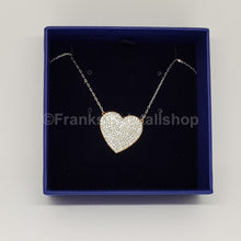Lade das Bild in den Galerie-Viewer, SWAROVSKI Cupid Herz Halskette, Weiß, Rhodiniert 5198940 oU
